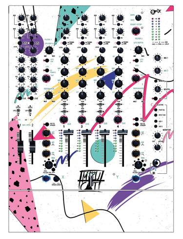 Allen and Heath XONE 92 Skin Mizucat White